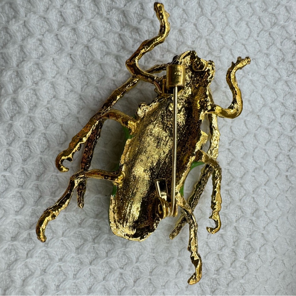 2/$20 Sparkly Longhorn Beetle Pin Brooch - Picture 5 of 7